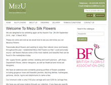 Tablet Screenshot of mezusilkflowers.com